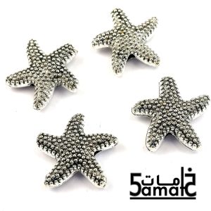 4 فواصل نجمة البحر فضي