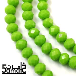 فرع كريستال مقاس 6 أخضر تفاحي مط