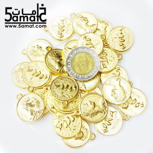 20 جرام كوينز أكريلك خفيفه ذهبي لامع- مقاس كبير