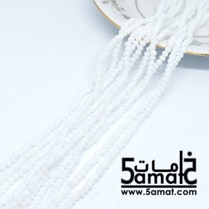 فرع كريستال رفيع مقاس 3 – أبيض ناصع مط