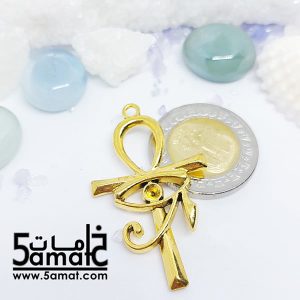 دلايه مفتاح الحياه بعين فرعونيه ذهبي