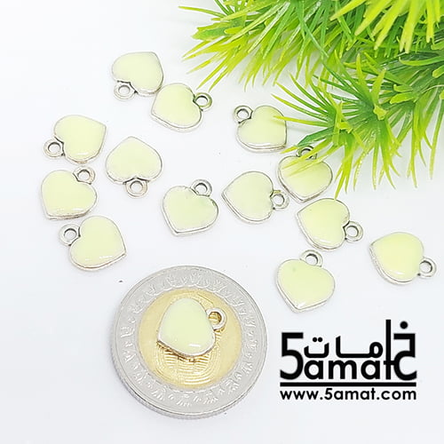 دلايه ملونه- قلب صغير - قطعه واحده - الصورة 2