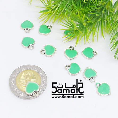 دلايه ملونه- قلب صغير - قطعه واحده - الصورة 2