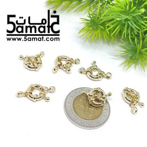 قفل عوامه ذهب صيني -مقاس1 -قطر 1سم- لون ذهبي – قطعه واحده