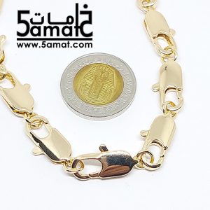قفل ذهب صيني مقاس كبير  ذهبي – طول 2 سم -قطعه واحده