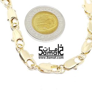 قفل ذهب صيني مقاس وسط ذهبي – طول 1.7 سم -قطعه واحده