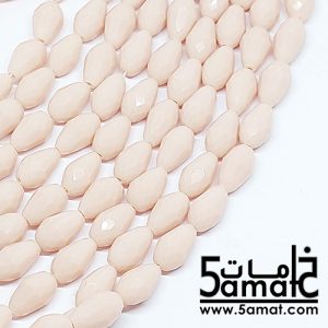 فرع كريستال كمثرى – طول الحبه 1 سم – لون نود سكري