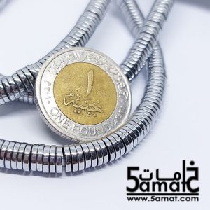 فرع هيماتايت – فضي وحدات ديسك رفيعه سمك 1 مم  – قطر 5 مم