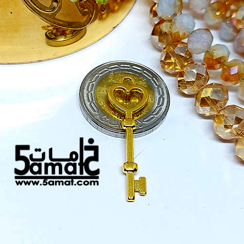دلايه مطليه دهب - قطعه واحده - مفتاح - الصورة 2
