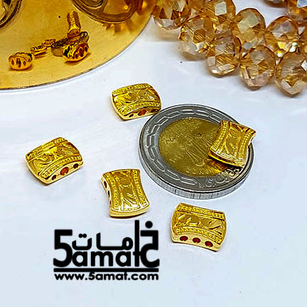 فاصل3 أدوار مطلي دهب - قطعه واحده - الصورة 2