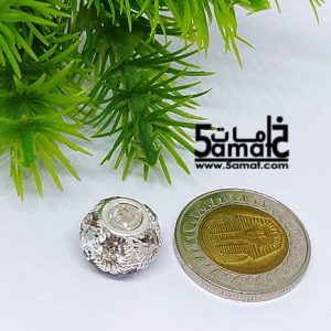 فاصل كوره بفصوص ستراس كبيره فاخر – مقاس 14 فضي – قطعه واحده