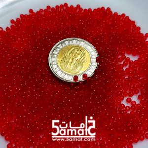 خرز بلاستيك خفيف مخروم – صغير جدا مقاس 2 مم – 5 جرام – أحمر