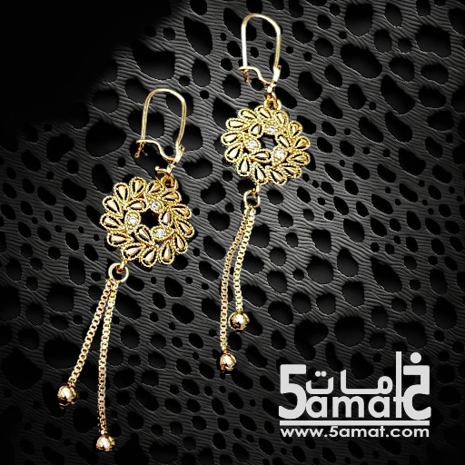 حلق دهب صيني طويل