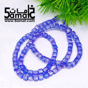 فرع كريستال مكعبات صغيره مقاس 4 لون لافندر جنجاه