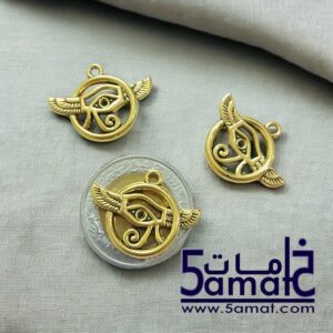 3 دلايه عين فرعونيه ذهبي