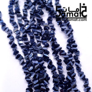 فرع كريستال كسر وحدات مثلث مقاس 6 Triangle crystal beads -فاميه – الفرع 30سم بالتقريب