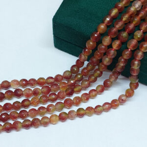 فرع عقيق فاسيت faceted مقاس 6- في حدود 60 حبه