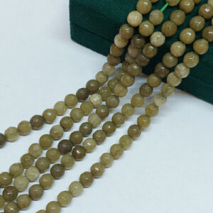 فرع عقيق فاسيت faceted مقاس 6- في حدود 60 حبه