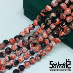 فرع عقيق فاسيت faceted مقاس 8- من 45 ل 47 حبه