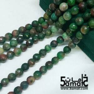 فرع عقيق فاسيت faceted مقاس 8- من 45 ل 47 حبه