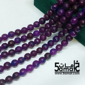 فرع عقيق فاسيت faceted مقاس 8- من 45 ل 47 حبه