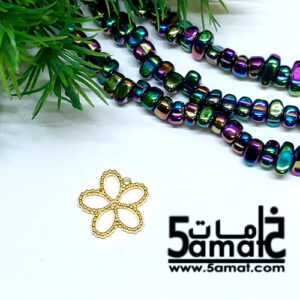 دلايه ورده  – مطليه ذهب – قطعه واحده