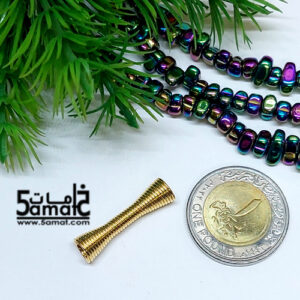فاصل سبحه – سوسته  – مطليه ذهب – قطعه واحده