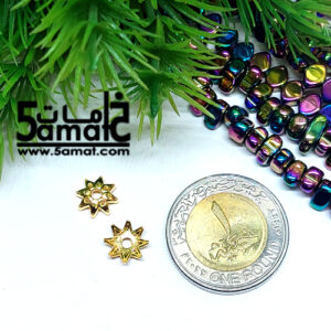 2 طربوش مقاس 8 مطلي ذهب