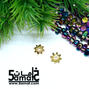 2 طربوش مقاس 8 مطلي ذهب
