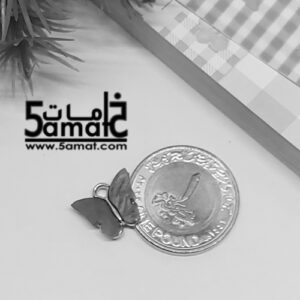 دلايه ملونه  -أكريلك ظهر فضي   –  قطعه واحده