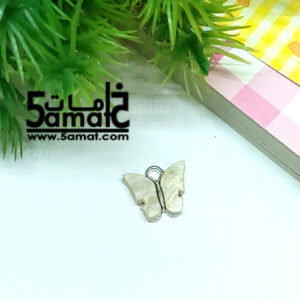 دلايه ملونه  -أكريلك ظهر فضي – بيج –  قطعه واحده