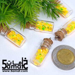 دلايه ملونه زجاجه رسائل الذكريات  – قطعه واحده