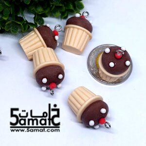 دلايه ملونه كب كيك- قطعه واحده