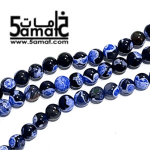 فرع عقيق مدور ناعم أملس مقاس 8- من 45 ل 47 حبه