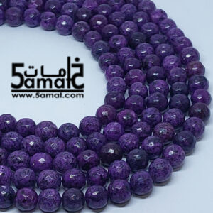 فرع عقيق  فاسيت faceted مقاس 10-  من 36 ل 38 حبه