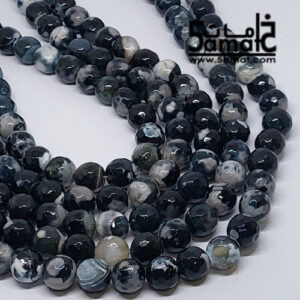 فرع عقيق  فاسيت faceted مقاس 10-  من 36 ل 38 حبه