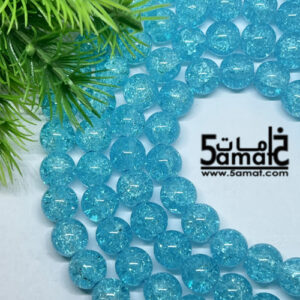 فرع  دبل فتافيت  السكر زجاج مقاس 10 مم –  الفرع  من 84ل86 حبه – لون لبني