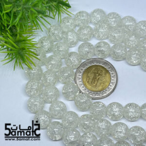 فرع  دبل فتافيت  السكر زجاج مقاس 10 مم –  الفرع  من 84ل86 حبه – لون أوف وايت