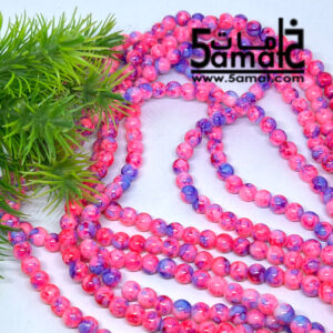 خرز مرمر دبل زجاج مقاس 6 – في حدود 140 حبه