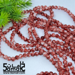 خرز مرمر دبل زجاج مقاس 6 – في حدود 140 حبه