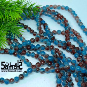 خرز مرمر دبل زجاج مقاس 6 – في حدود 140 حبه