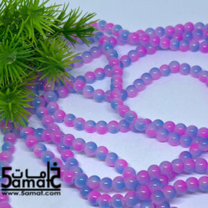 خرز مرمر دبل زجاج مقاس 6 – في حدود 140 حبه