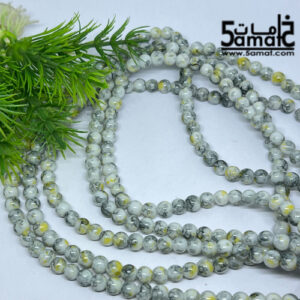 خرز مرمر دبل زجاج مقاس 6 – في حدود 140 حبه
