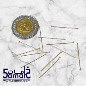 جرام مسامير ذهب صيني برأس -طول المسمار 2.5 سم – في حدود 12 مسمار
