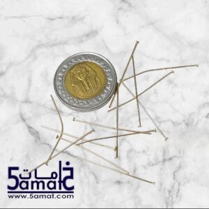 جرام مسامير ذهب صيني برأس -طول المسمار 3 سم – في حدود 12 مسمار