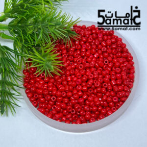 30 جرام خرز تفسيره زجاجي  4 مم – أحمر