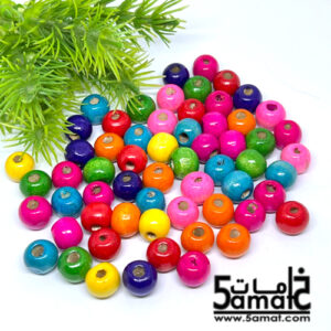 خرز خشب مقاس 10 – 20 جرام- ميكس