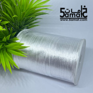 بكره كردون سميك 2 مم- 100 متر – للغرز المجدوله للحظاظات – أبيض