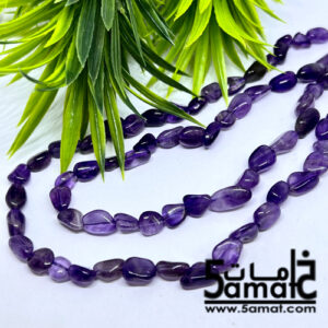 فرع عقيق – حبات صغيره غير  منتظمه – من38 ل40 سم موف أماتيست