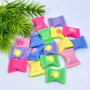 خرز بلاستيك بونبون كبير ملون ميكس – 25 جرام